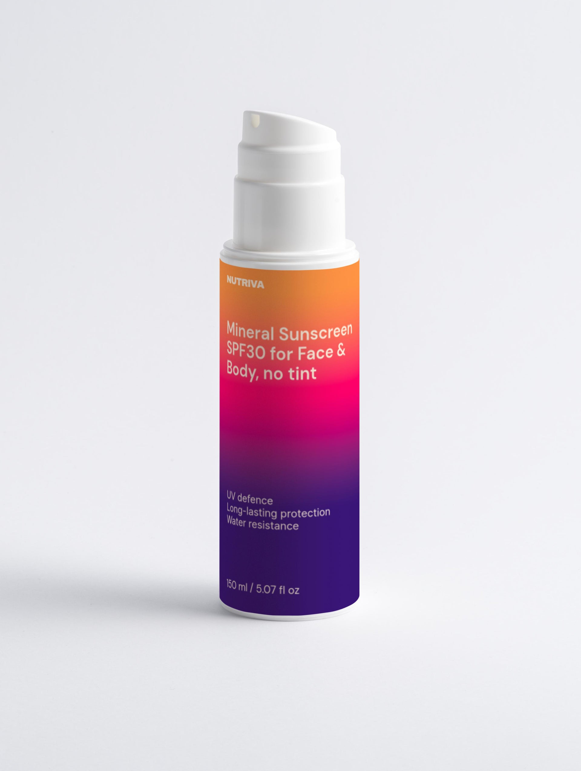 Mineral Sunscreen SPF30 for Face & Body, no tint