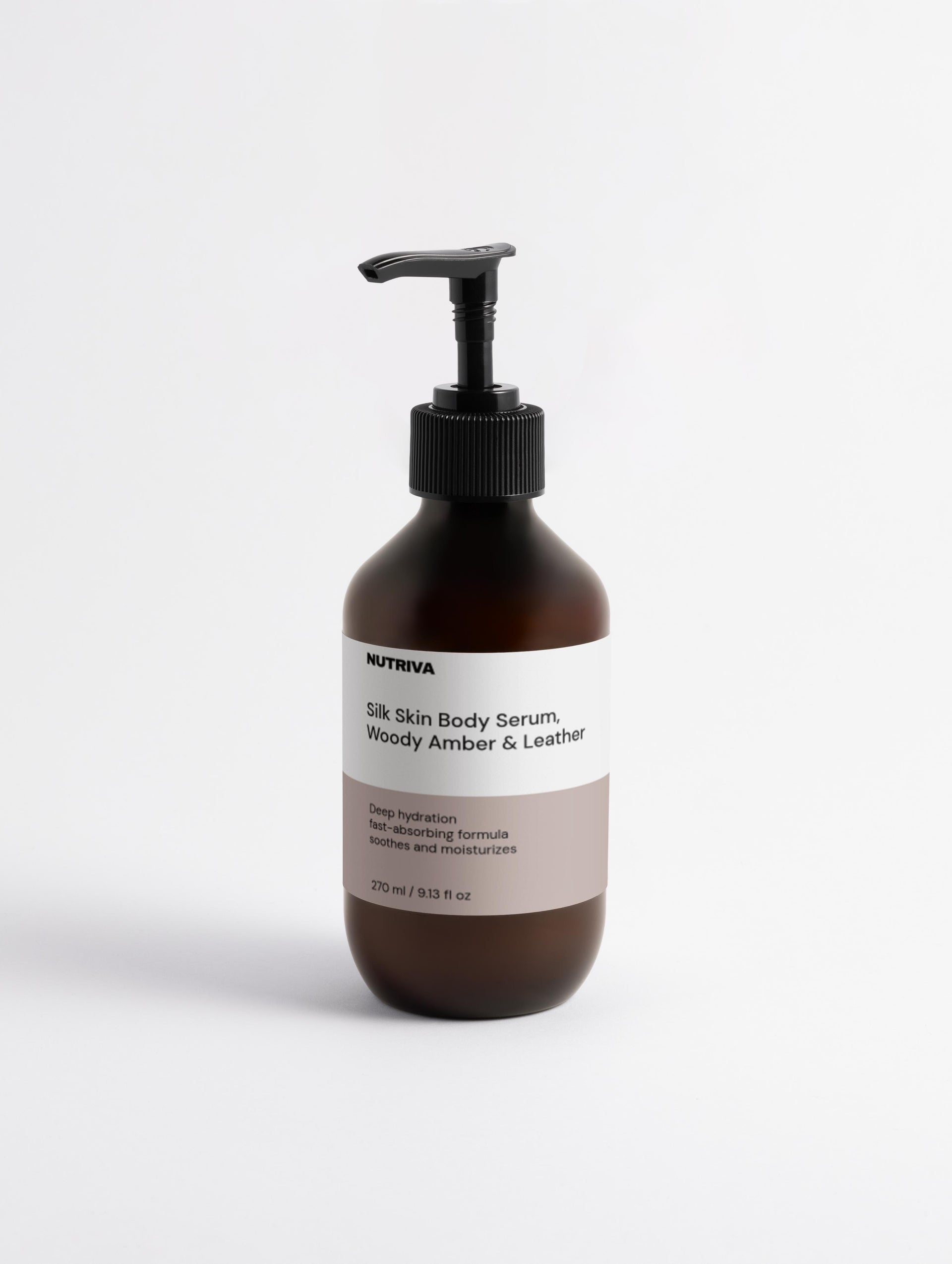 Silk Skin Body Serum, Woody Amber & Leather